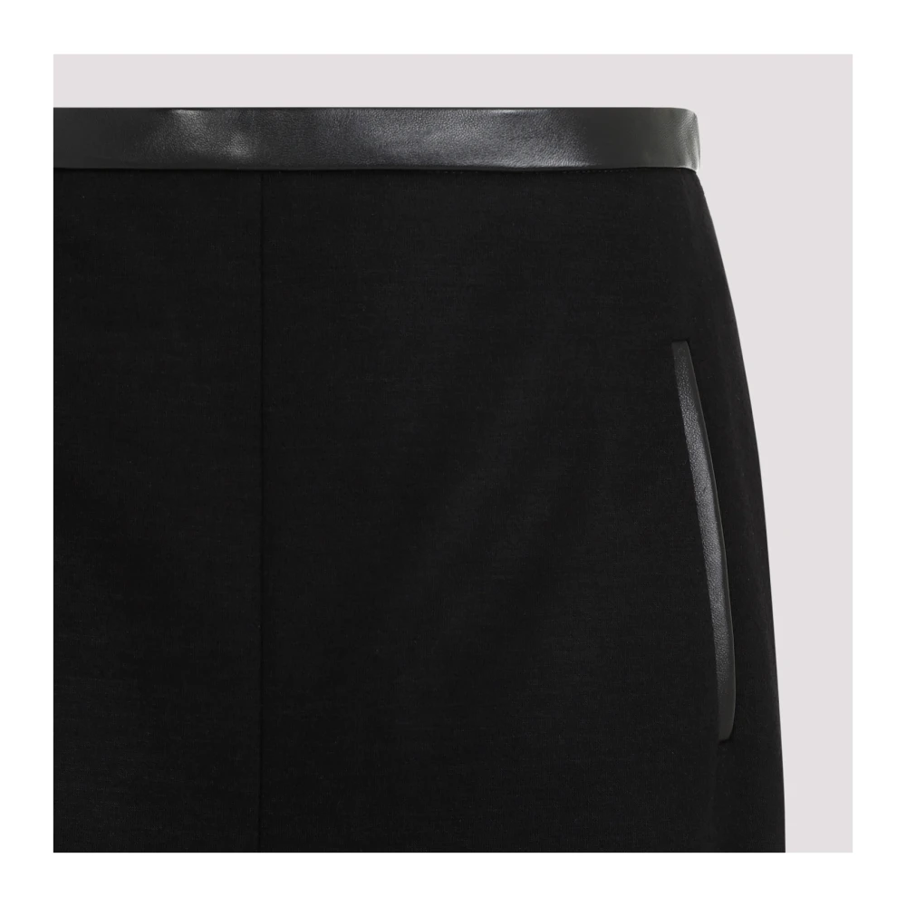 Saint Laurent Midi Skirts Black Dames