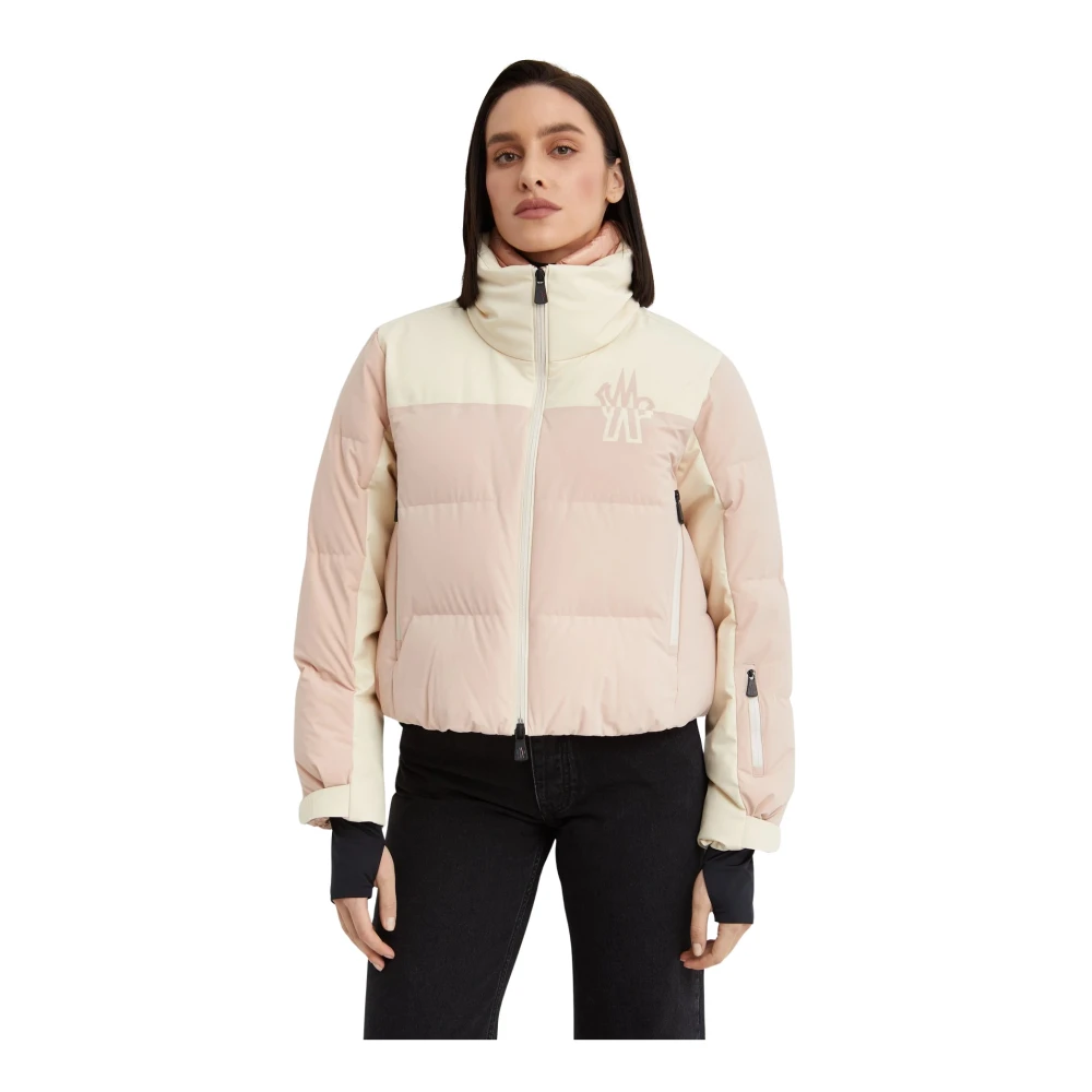 Moncler Pink Stennes Jacket - Female - Down Jackets - M - Jackets