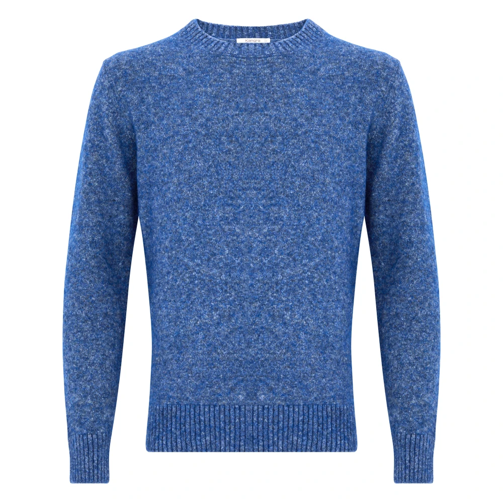 Kangra Celeste Sweater Ronde Hals Aw24 Blue Heren