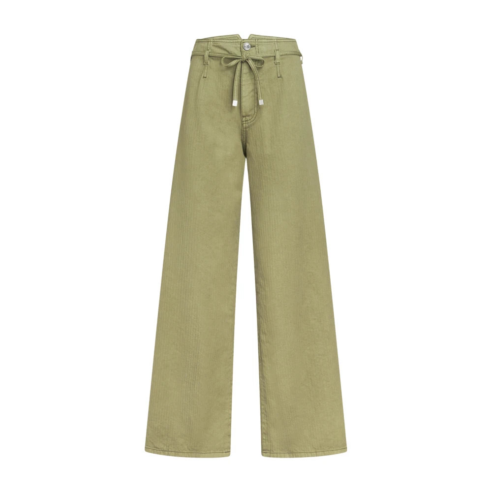 ETRO Wide Trousers Green Dames