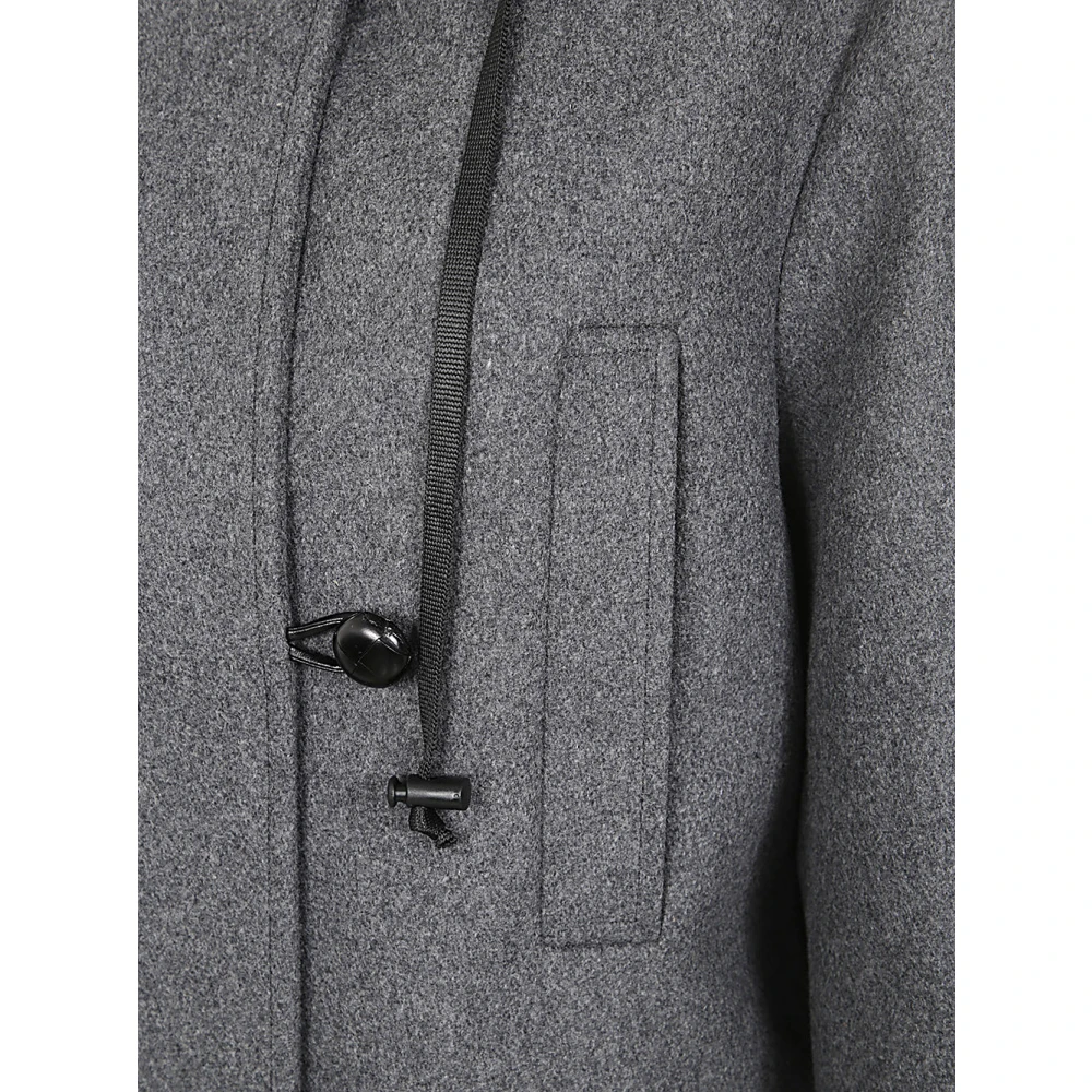 Semicouture Grijze Vincent Coat Elegante Wintermode Gray Dames
