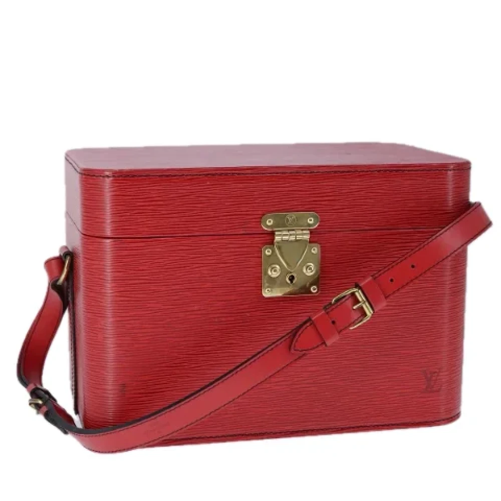 Louis Vuitton Vintage Pre-owned Leather pouches Red Dames