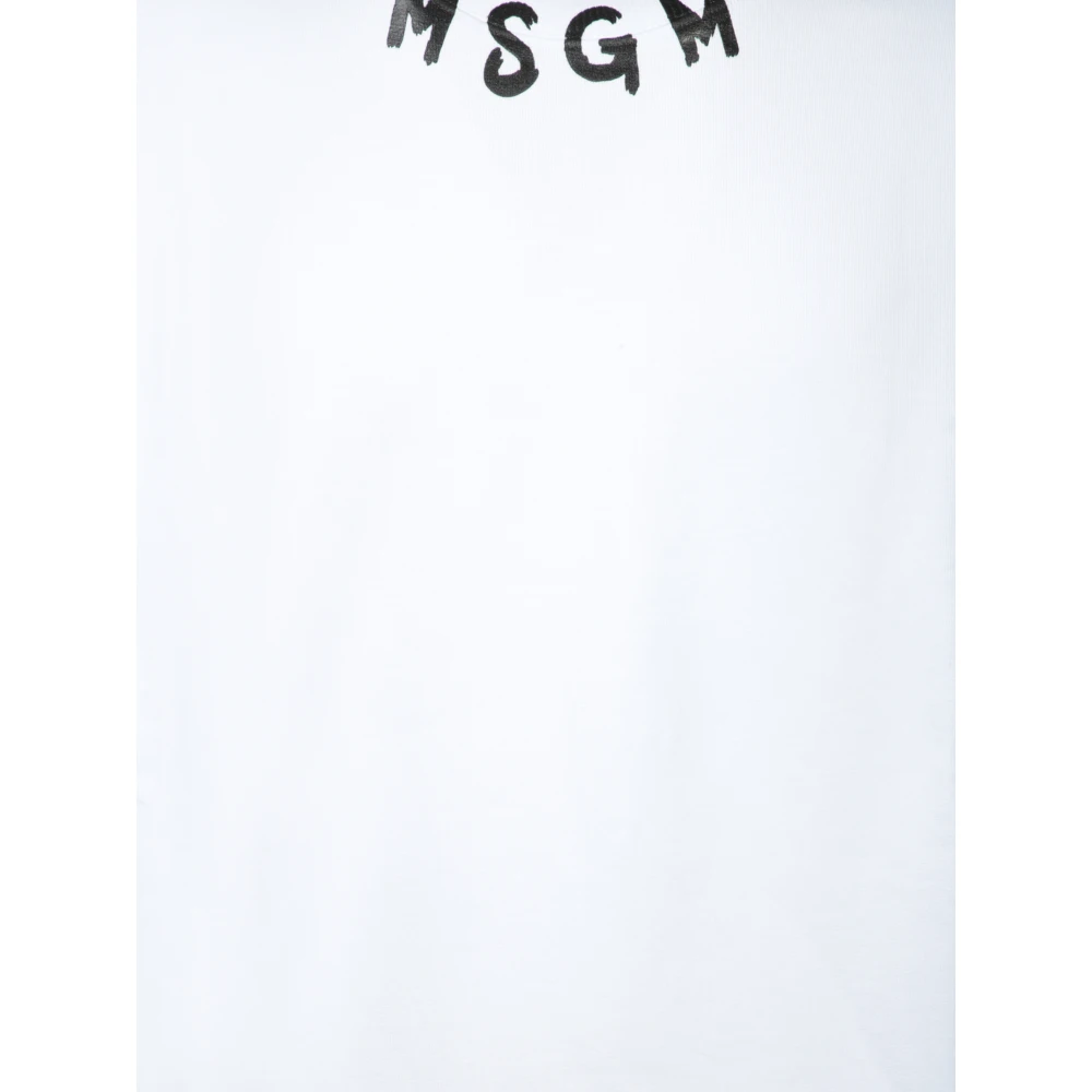 Msgm Witte Sweatshirt voor Mannen Aw24 White Heren