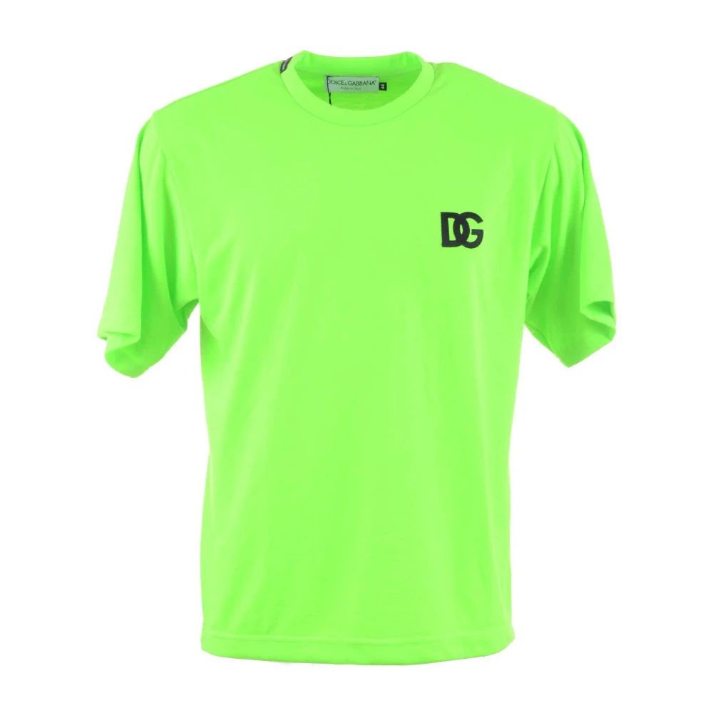 Dolce & Gabbana Heren korte mouw mode T-shirt Green Heren