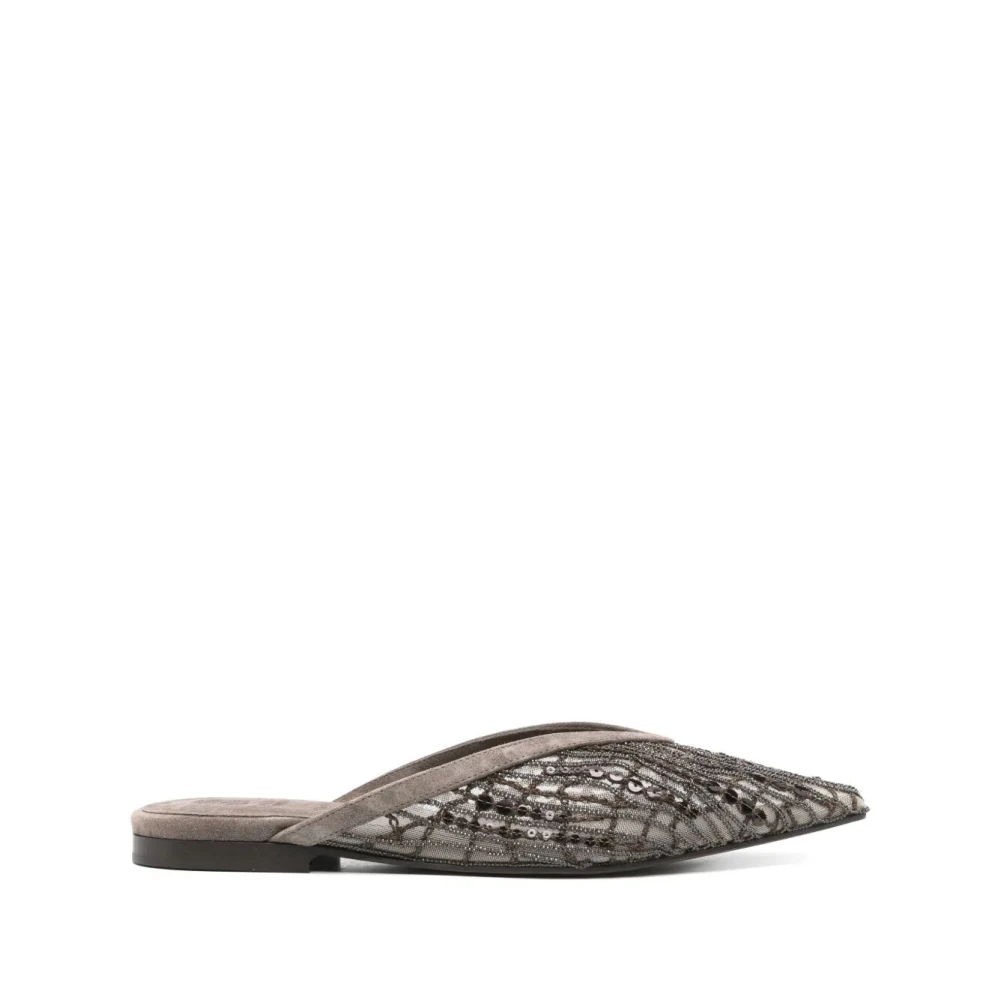 Shoes > Flats > Mules - - Brunello Cucinelli - Modalova