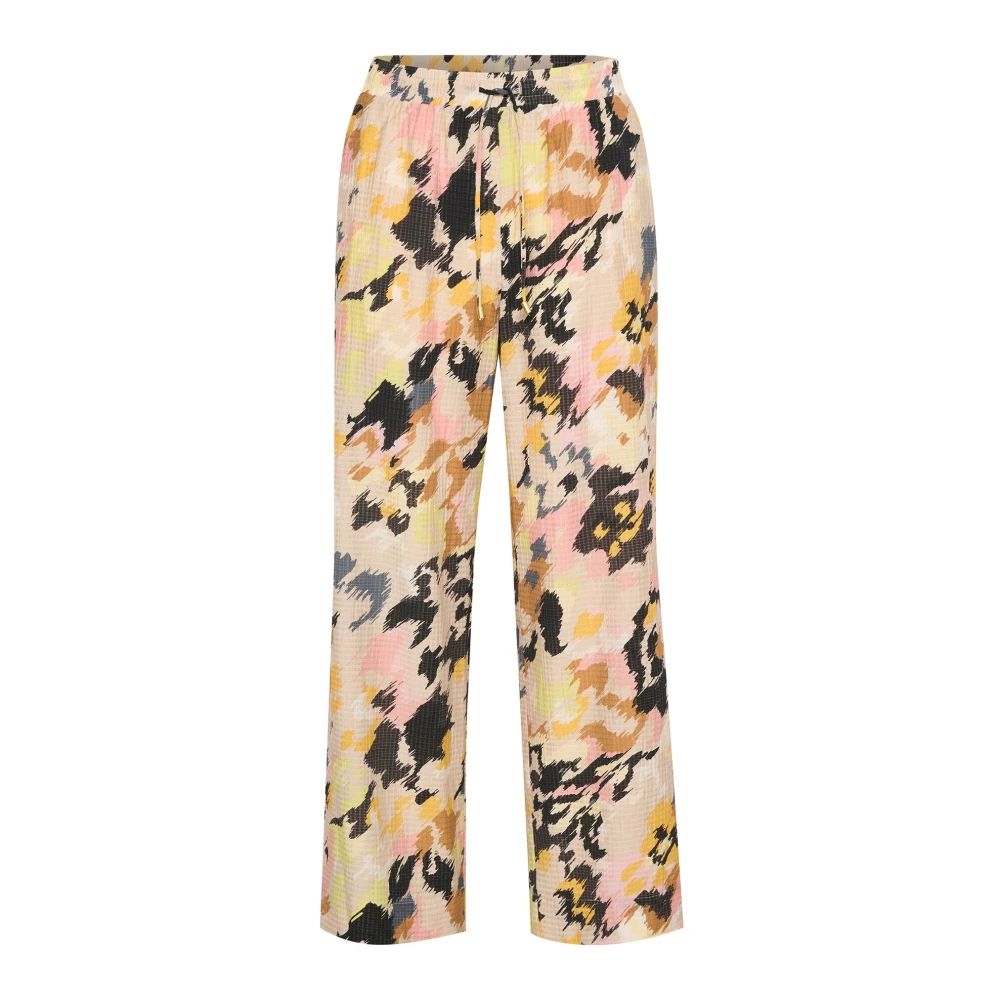 Part Two Abstract Print Wijde Pijp Broek Multicolor Dames