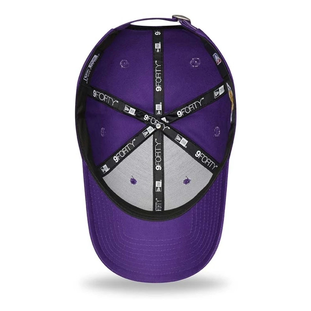 new era Paarse Lakers Teamlogo Pet Purple Heren