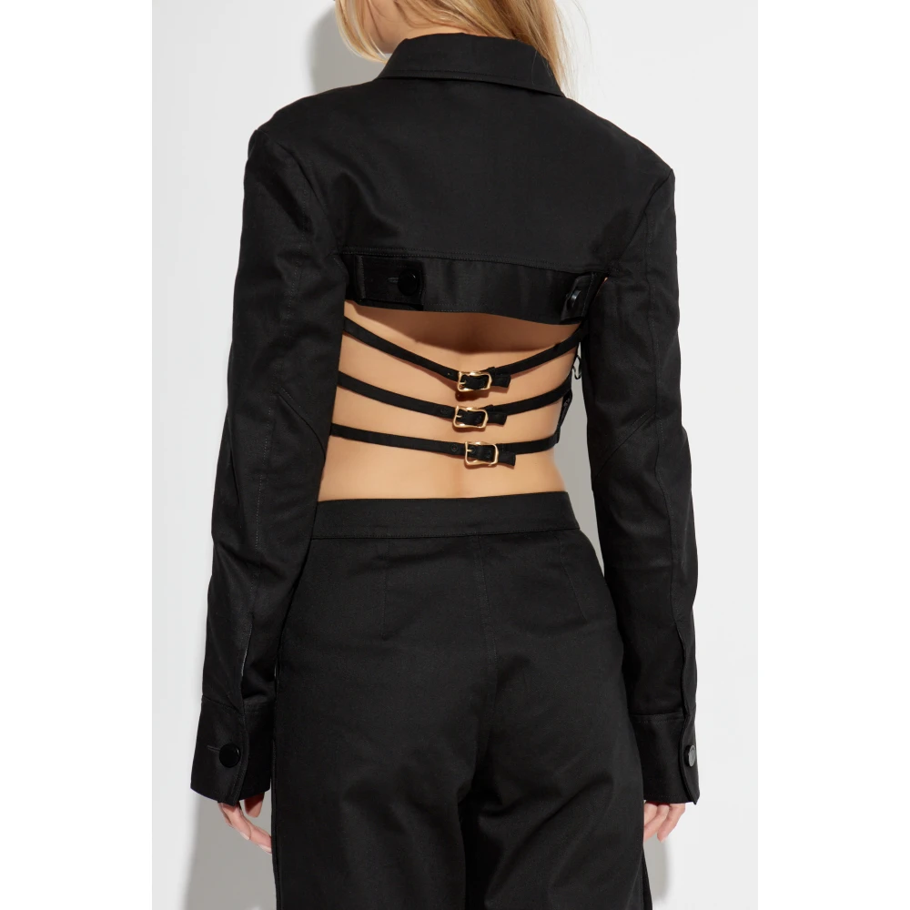 Cult Gaia Korte jas Issa Black Dames