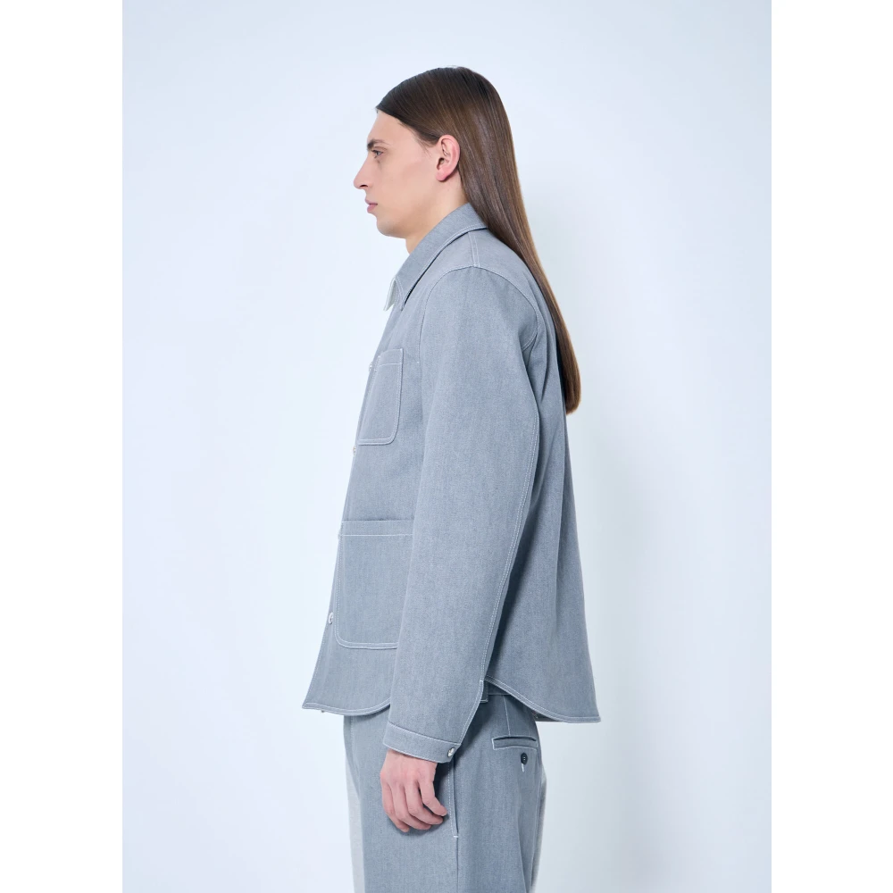 Thom Browne Contrastpaneeljas Multicolor Heren