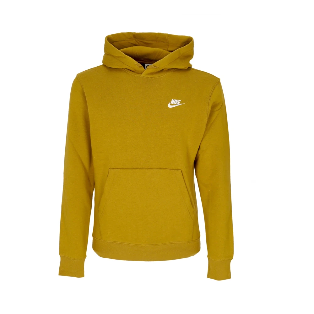 Nike Men's Brown Long Sleeve Training Tops, Xl, Club Fleece Hoodie Long Sleeve Sweatshirt