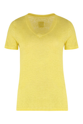 v-neck-linen-t-shirt