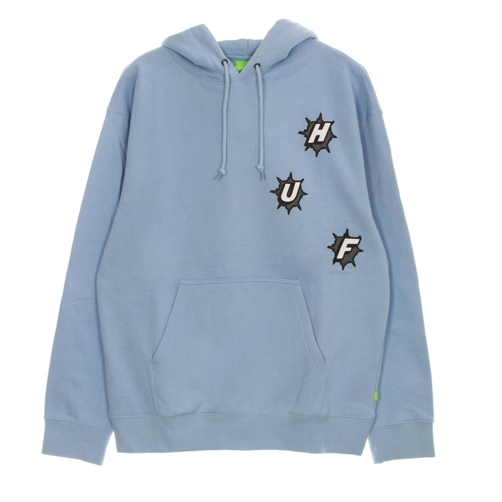 HUF Blauwe hoodie met trekkoord capuchon Blue Heren