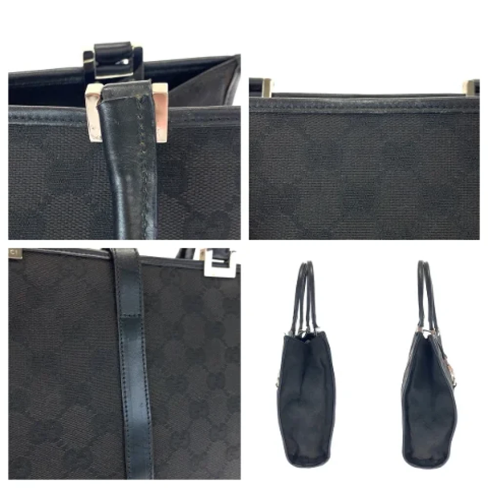 Gucci Vintage Pre-owned Canvas totes Black Dames