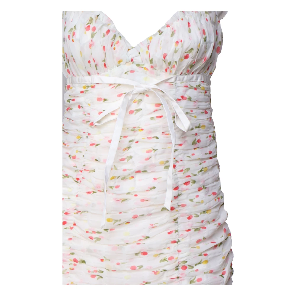 For Love & Lemons Gele Mini Jurk met Krullen White Dames