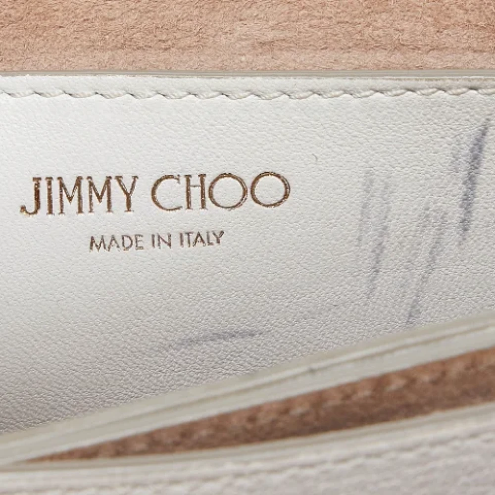 Jimmy Choo Pre-owned Leather crossbody-bags White Dames