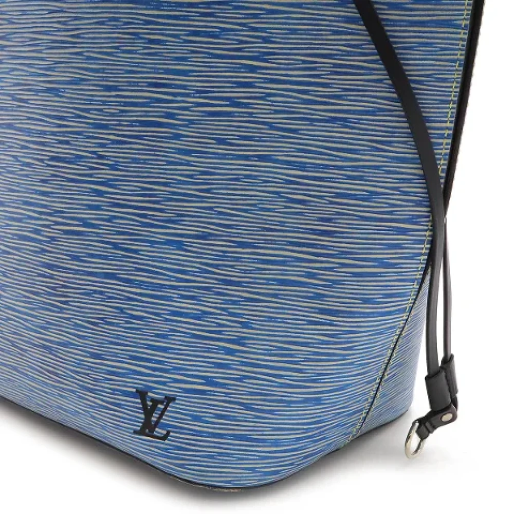 Louis Vuitton Vintage Pre-owned Leather shoulder-bags Blue Dames