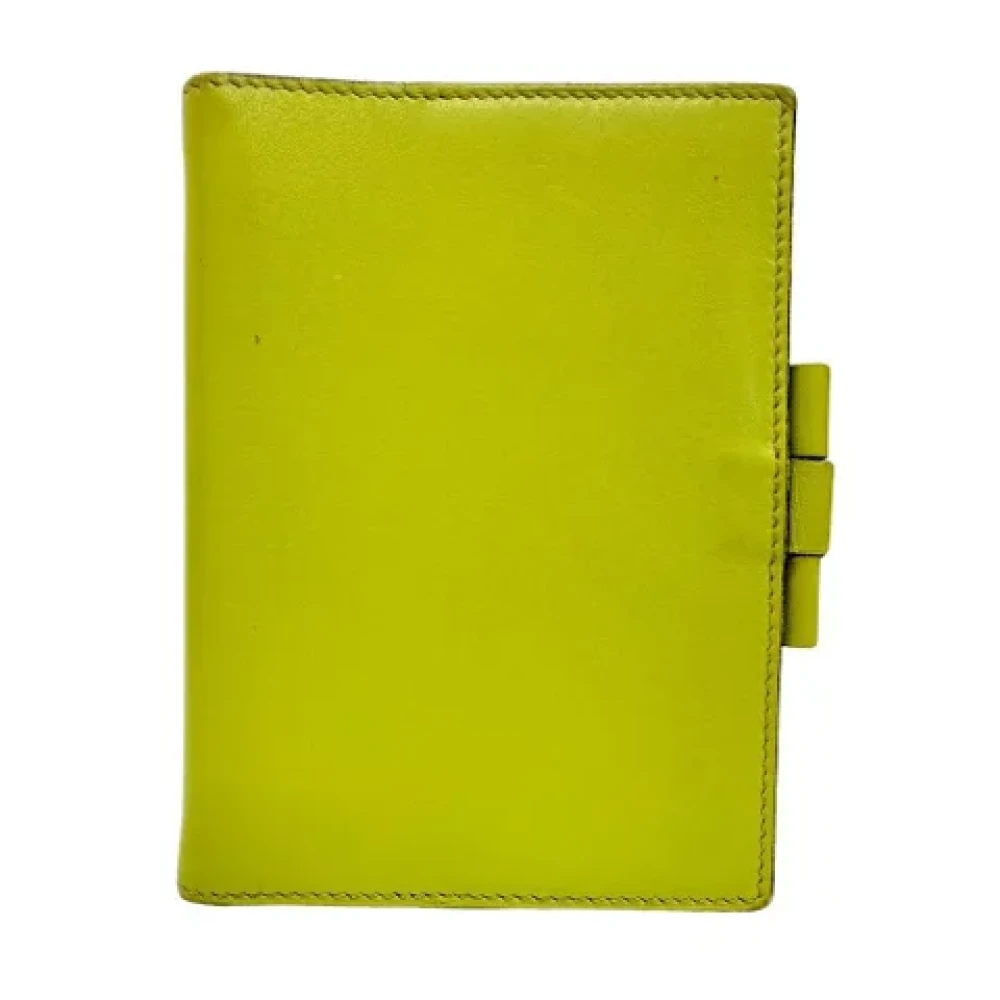 Hermès Vintage Pre-owned Leather home-office Green Dames