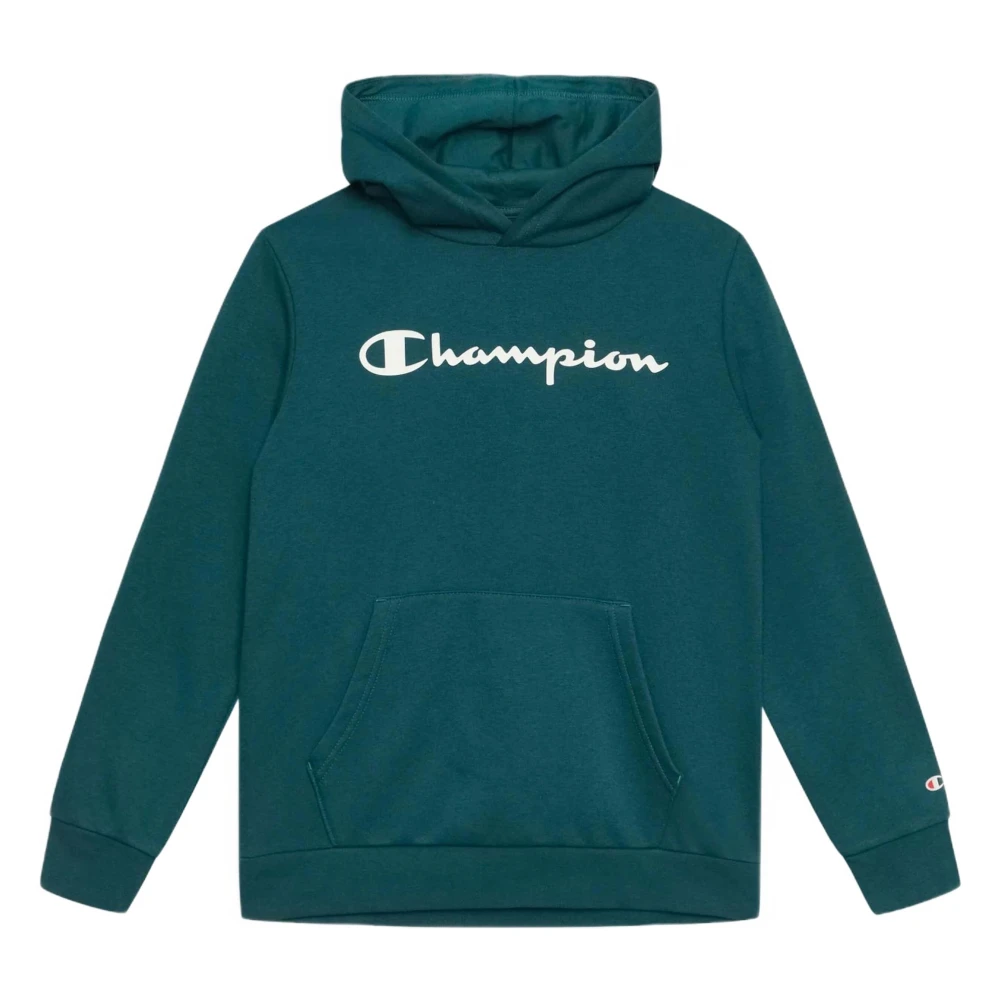 Champion Hooded Sweatshirt Hoodie for Kids Green, Unisex