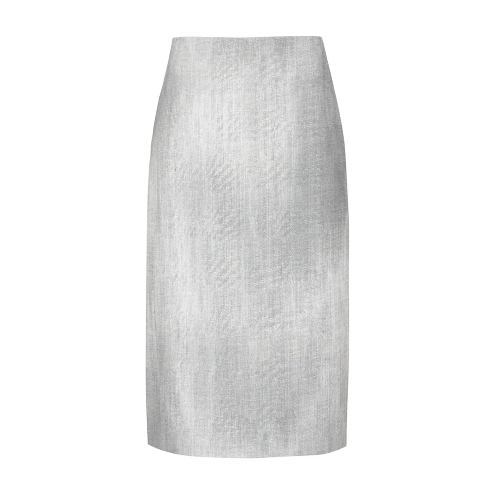 Ermanno Scervino Stijlvolle Rok met Uniek Ontwerp Gray Dames