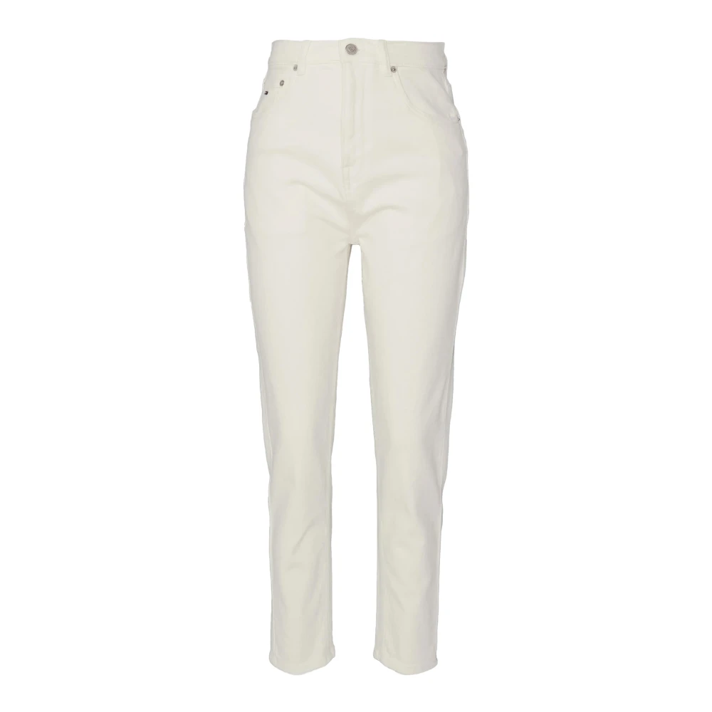 Tommy Jeans Cropped Jeans White, Dam