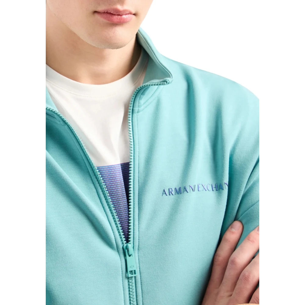 Armani Exchange 3Dzmjf Zjzdz Bristol Sweatshirt Blue Heren