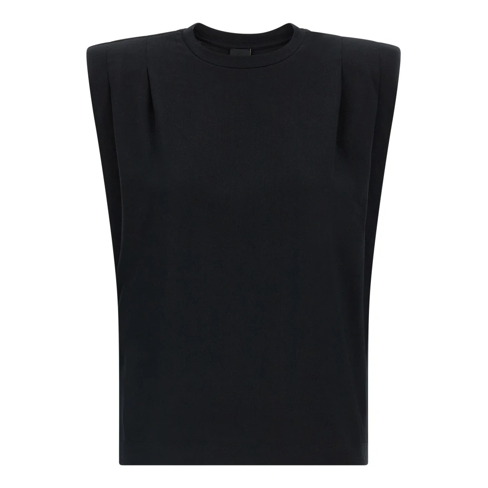 Pinko Women's Black Myranda Heavy Cotton T-Shirt