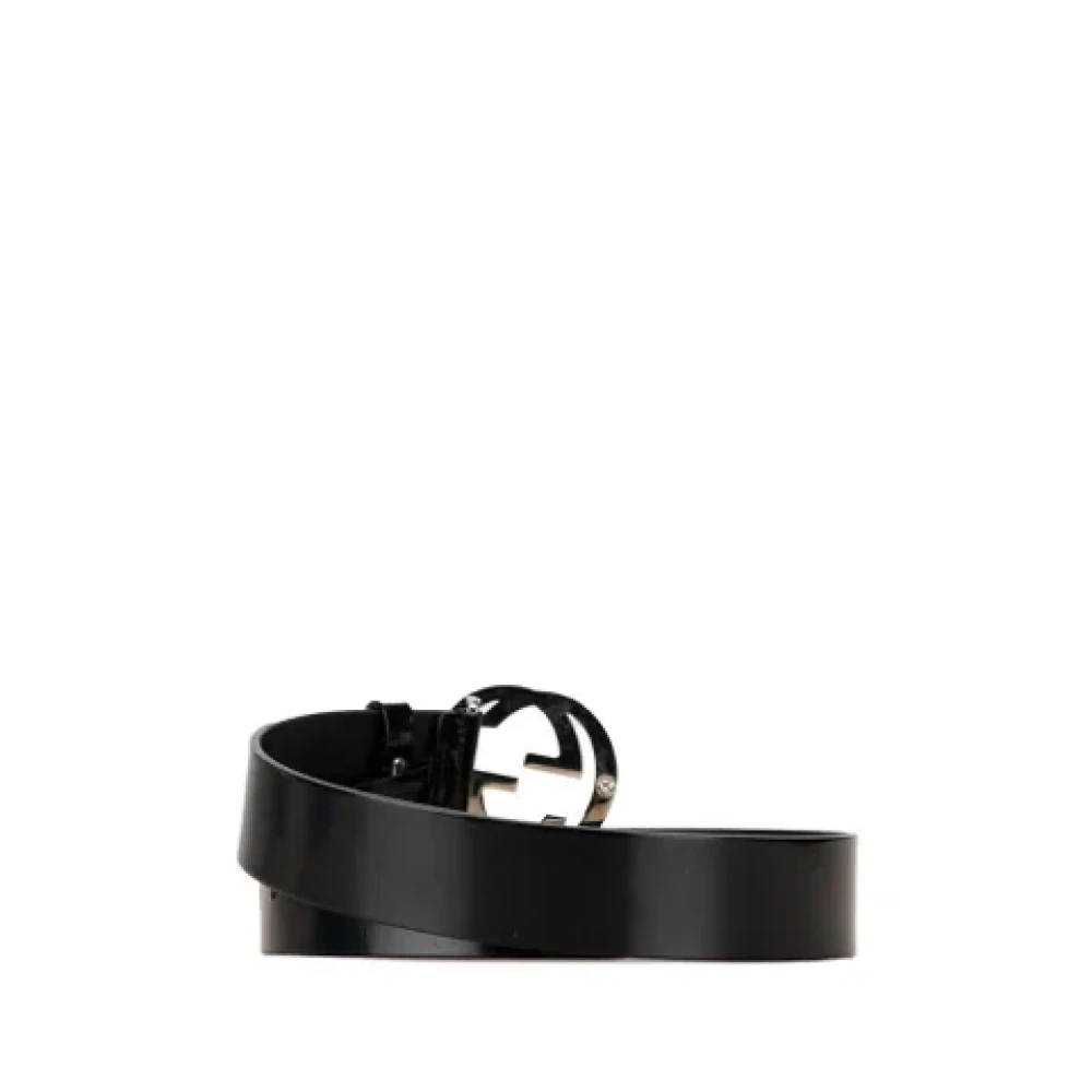 Gucci Vintage Pre-owned Leather belts Black Dames