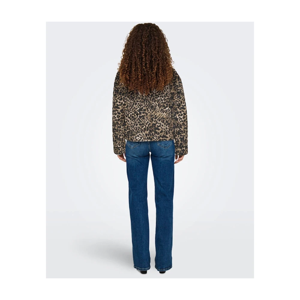Only Gewatteerde Jas voor Vrouwen Brown Dames