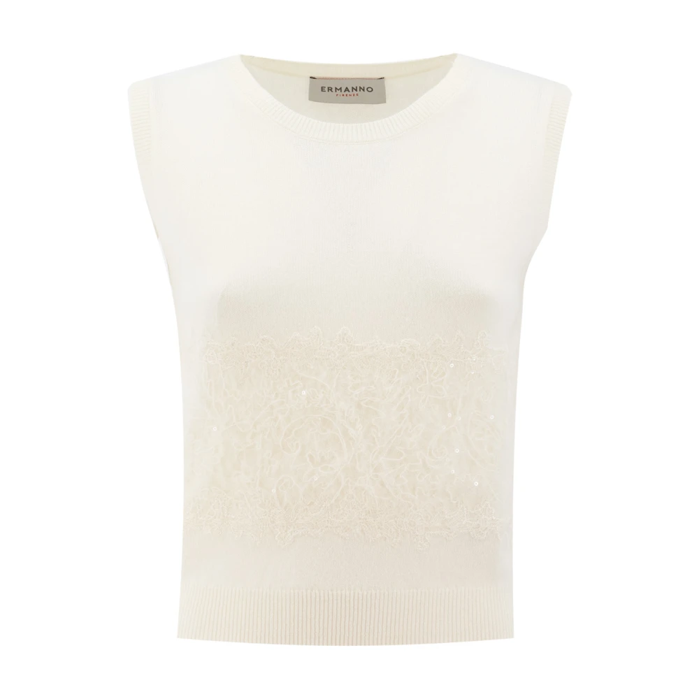 Knitwear > Round-neck Knitwear - - Ermanno Scervino - Modalova