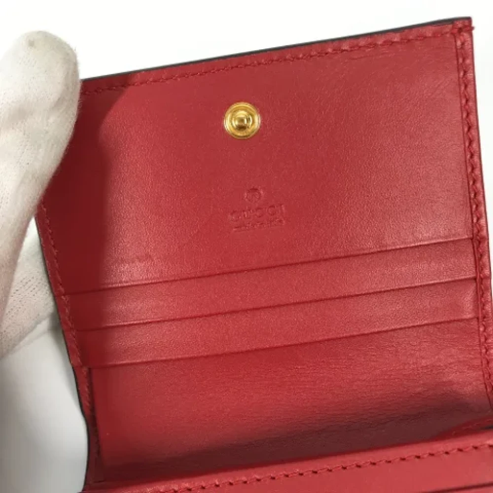 Gucci Vintage Pre-owned Canvas wallets Beige Dames
