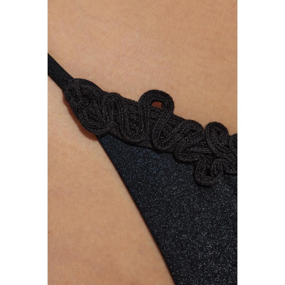 Cult Gaia Irina badpak onderkant Black Dames