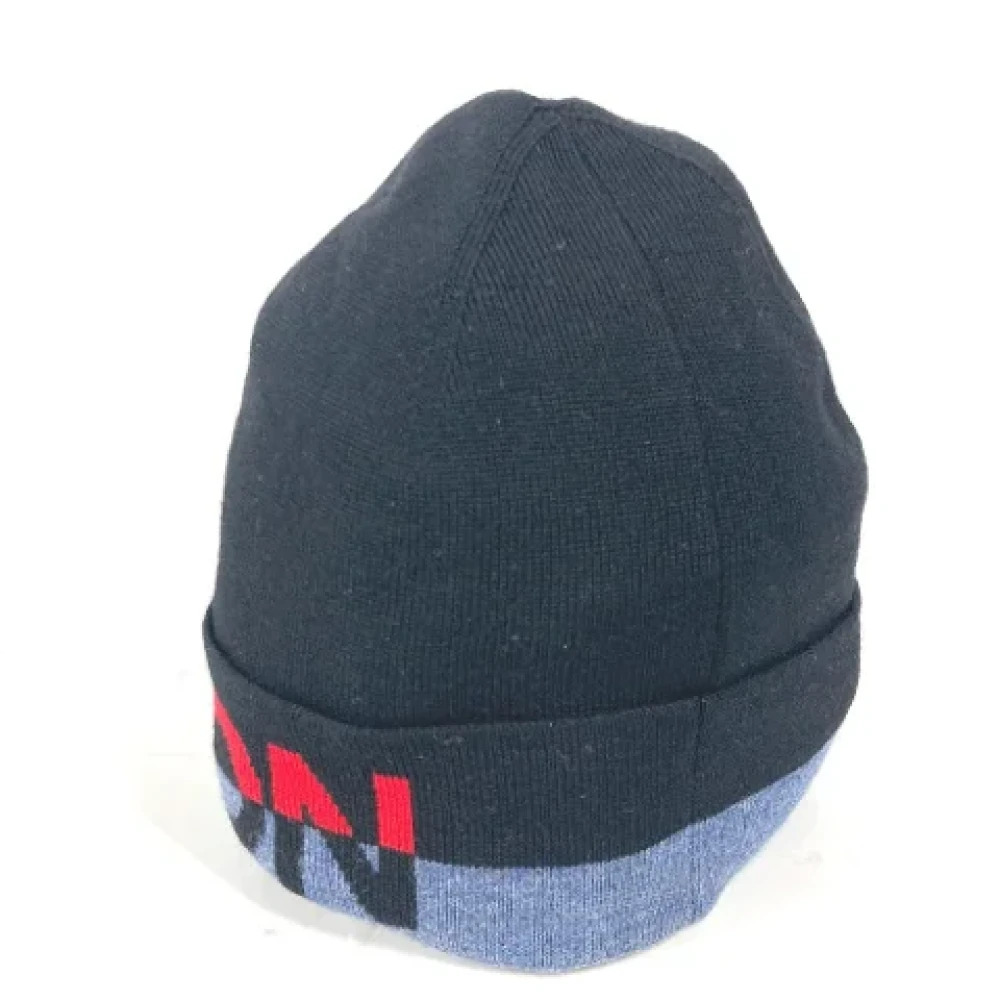 Louis Vuitton Vintage Pre-owned Wool hats Black Dames