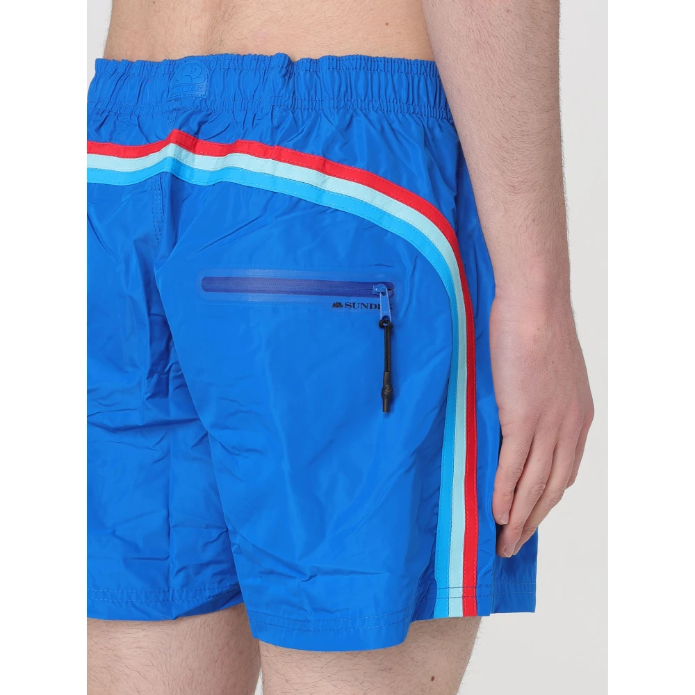 Sundek Zwembroek voor Mannen Blue Heren