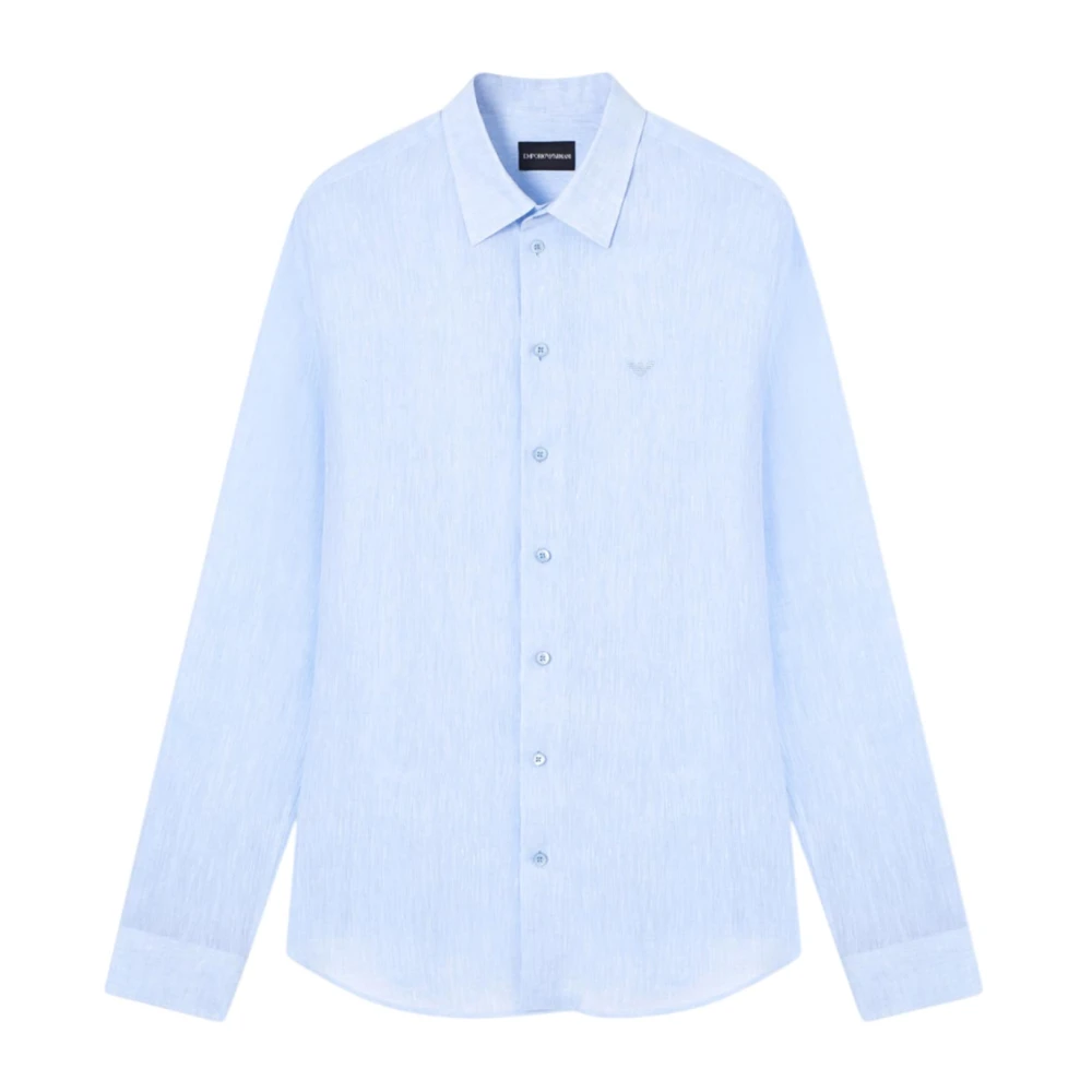 Emporio Armani Hombre Azul Camisas, Talla: L