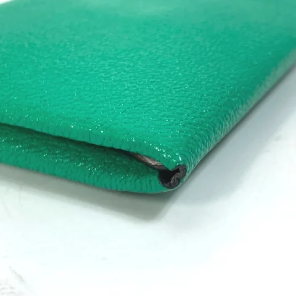 Hermès Vintage Pre-owned Leather home-office Green Dames