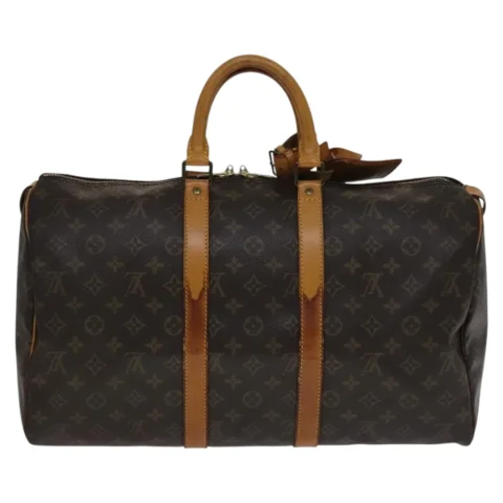 Louis Vuitton Vintage Pre-owned Canvas travel-bags Brown Dames