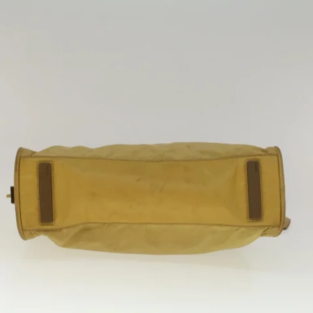 Prada Vintage Pre-owned Fabric prada-bags Brown Dames