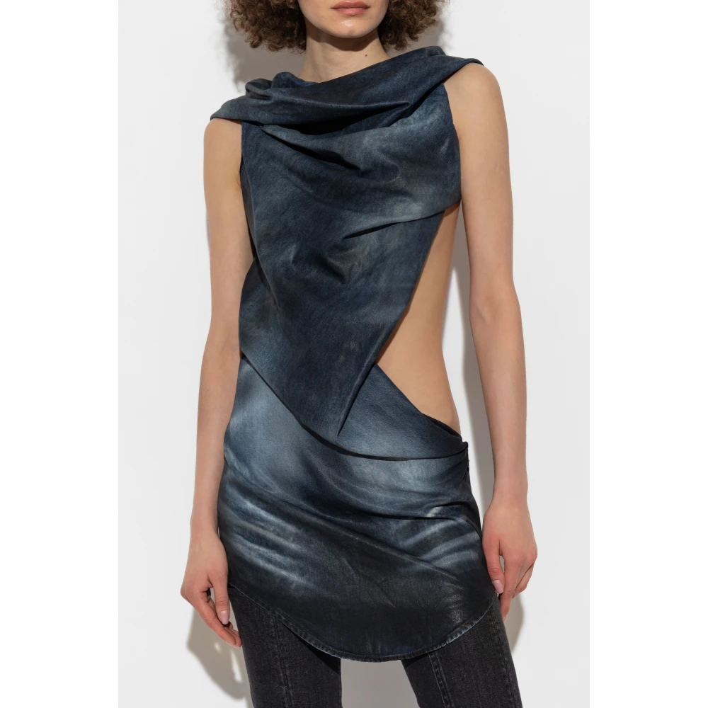 Diesel Jurk De-Brey-Fsg Blue Dames