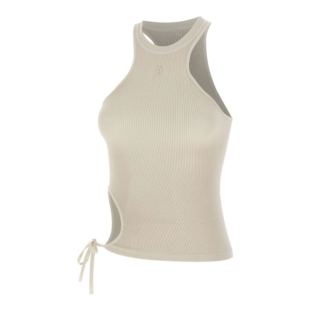 Andrea Adamo Room Halternek Jersey Top White Dames