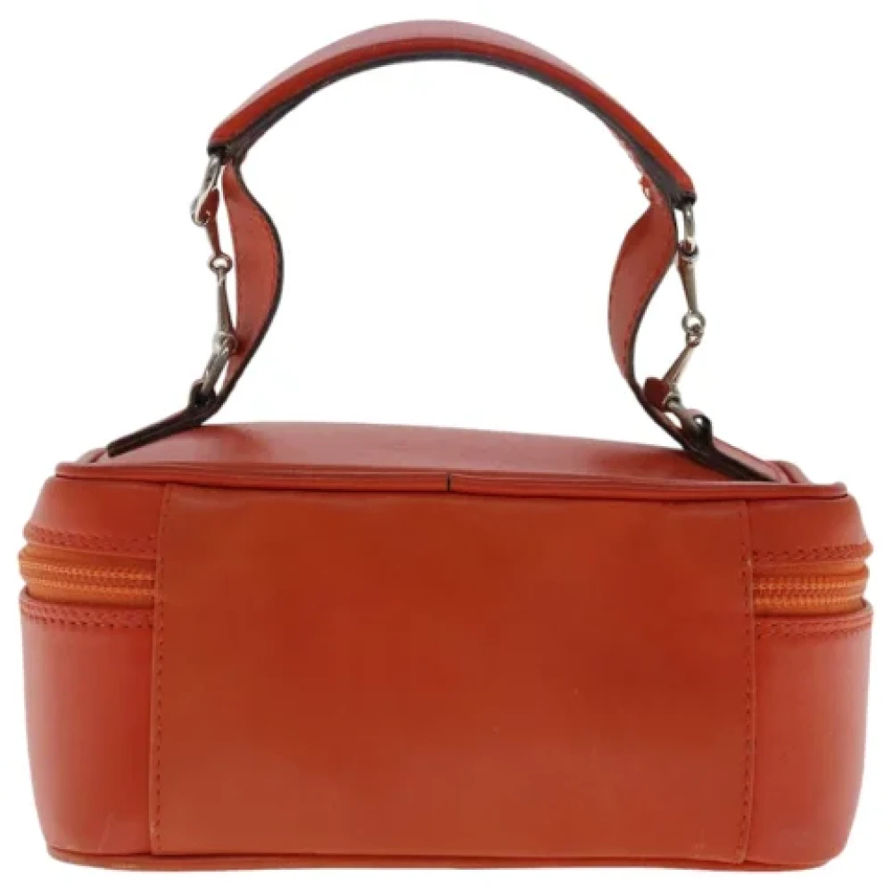 Gucci Vintage Pre-owned Leather gucci-bags Orange Dames