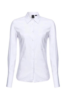 Fitted Cotton Poplin Shirt