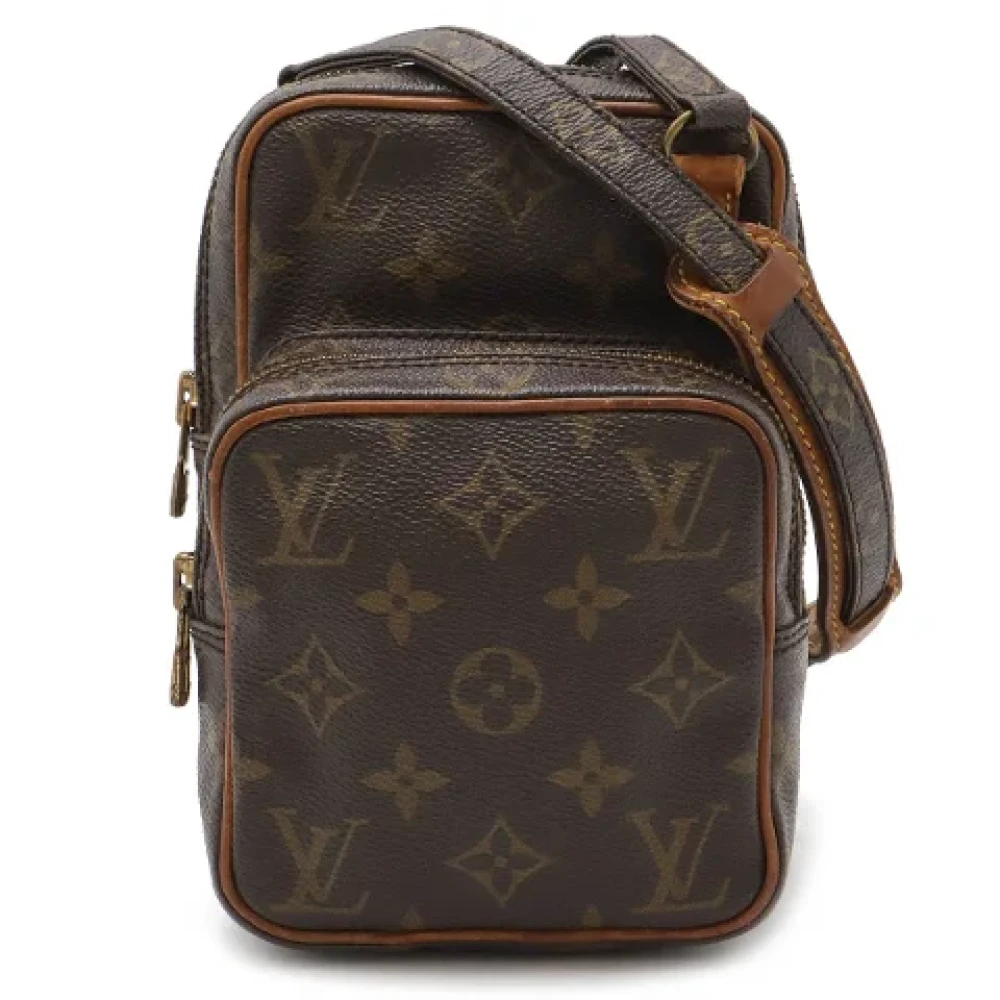 Louis Vuitton Vintage Pre-owned Canvas crossbody-bags Brown Dames