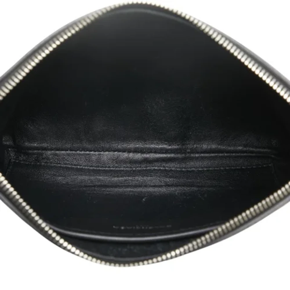 Balenciaga Vintage Pre-owned Leather clutches Black Dames