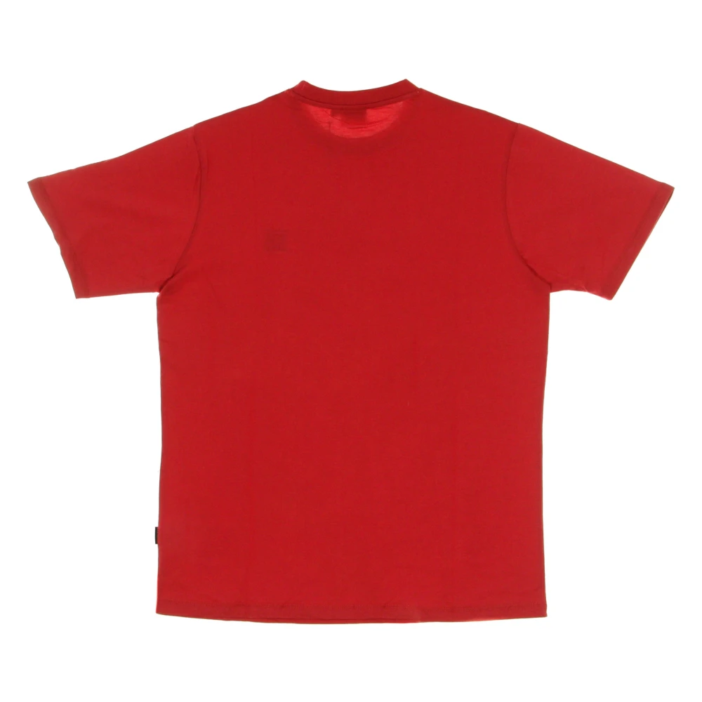 Dolly Noire Heren Vlam Logo T-shirt Red Heren