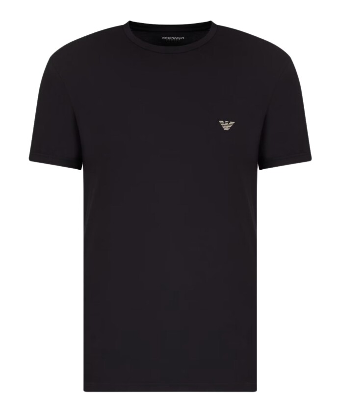 black-fitted-t-shirt-with-eagle-logo