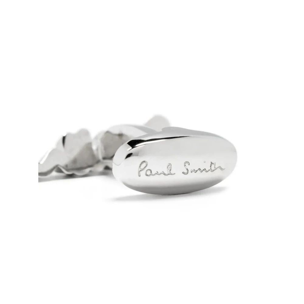 PS By Paul Smith Logo Uitgesneden Manchetknopen voor Mannen Gray Heren
