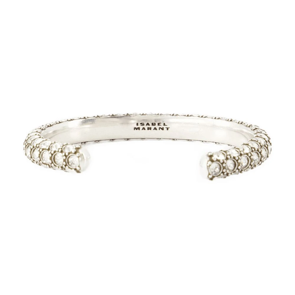 Isabel Marant Women's Silver Metal Stiff Bracelet