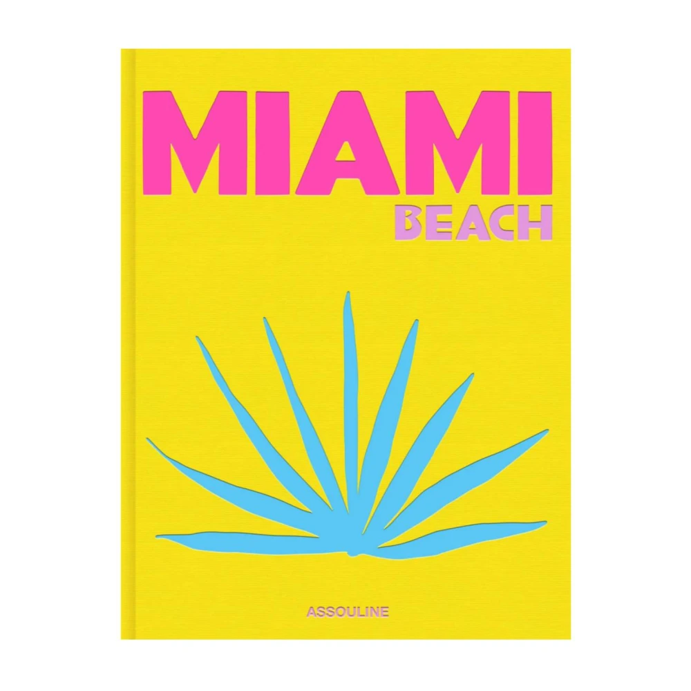 Assouline Miami Beach Chic Stadsgids Boek Yellow Unisex
