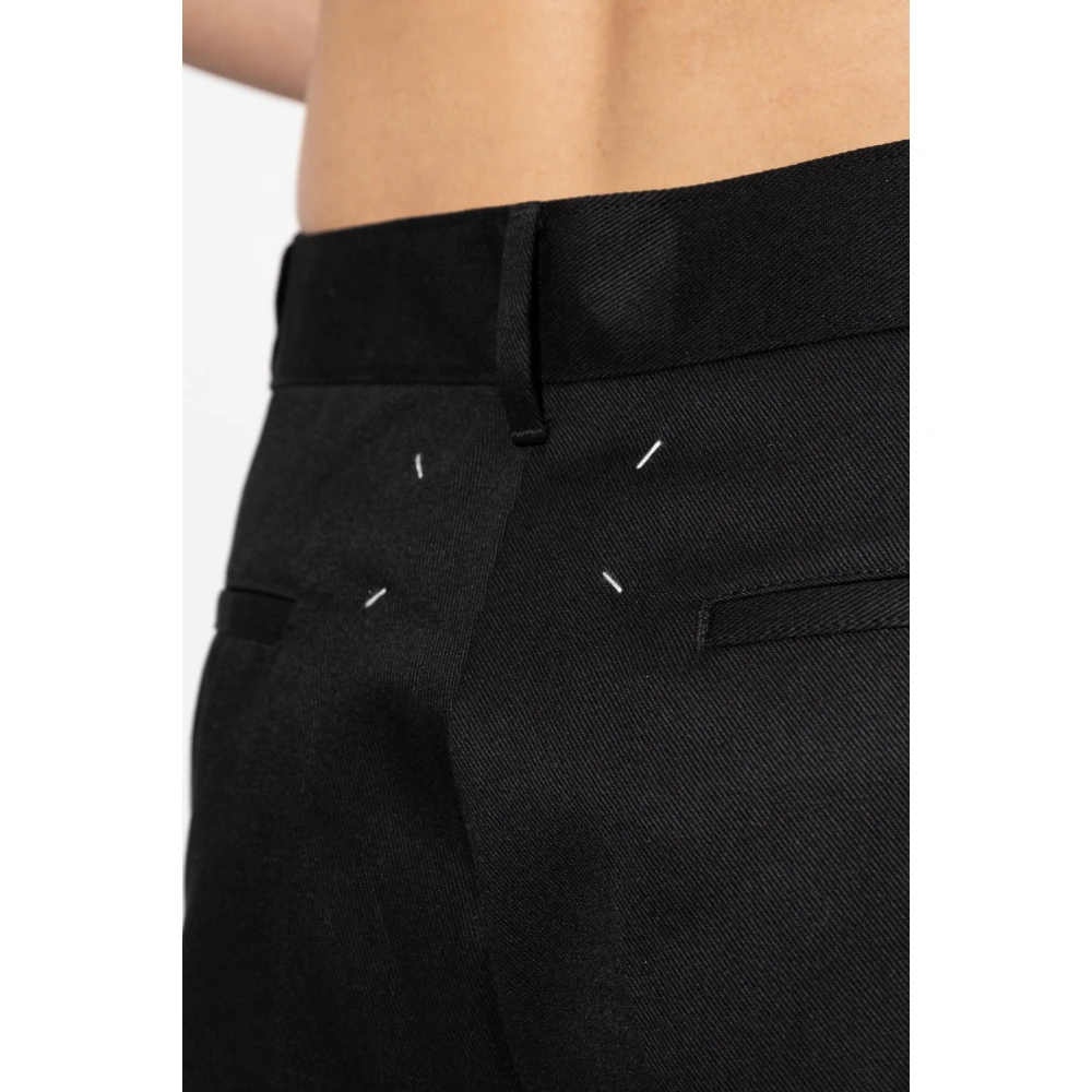 Maison Margiela Geplooide broek Black Heren