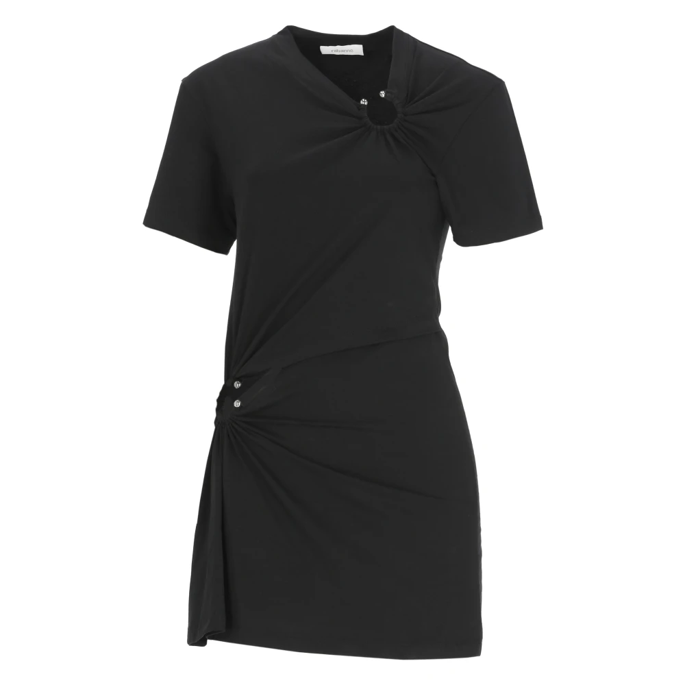 Rabanne Women's Black Cut-Out Mini Dress - Short Dresses - Xs - Dresses